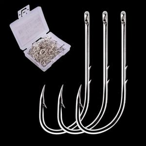 Sea.Yolo 50Pcs Baitholder 낚시 후크 가시 낚시 미끼 생크 부리 라이브 미끼 홀더 잉어 낚시 웜 후크 액세서리 태클