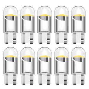 W5W LED 전구 자동차 조명, COB 자동차 웨지 주차 조명, 자동차 번호판 램프, 돔 판독 조명, T10 WY5W, 10 개