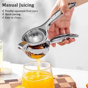 스테인레스 스틸 수동 Juicer 프로세서 레몬 압착기 오렌지 과일 가정용 레몬 클립 과일 프레스 주방 액세서리