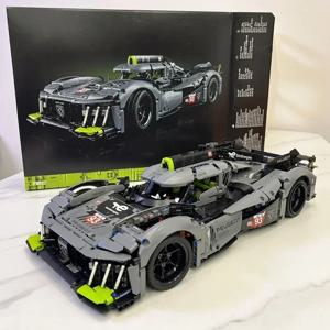 블록 1775pcs 9X8 24H 슈퍼 레이싱 카 빌딩 장난감 하이브리드 Hypercar 모델 어린이 성인 선물 호환 42156