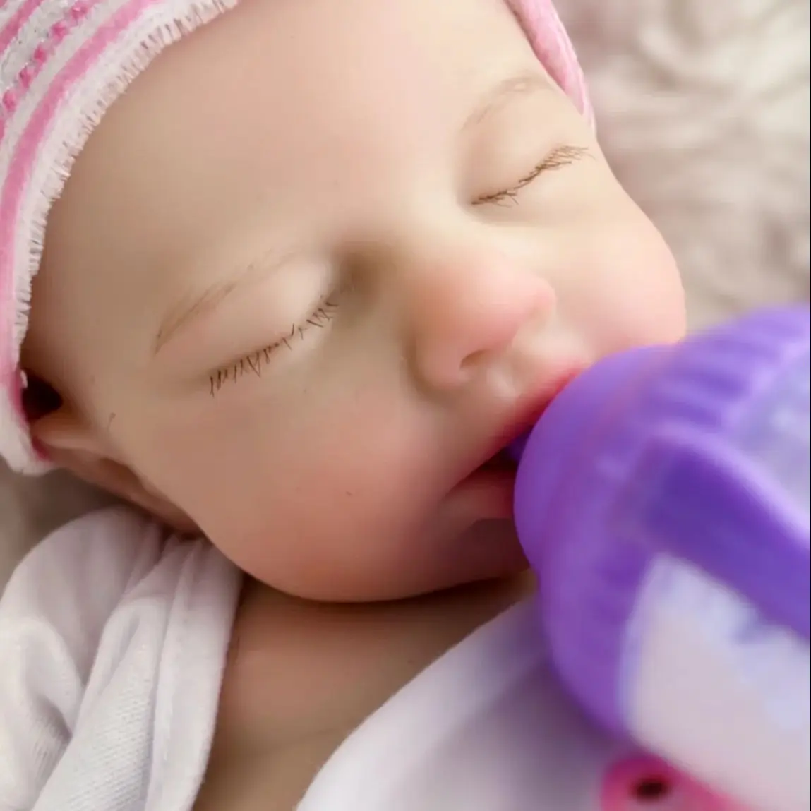 다시 태어난 인형 33CM 오픈 입 실리콘 Loulou 전신 부드러운 실리콘 페인트 신생아 인형 reborn de silicone real cuerpo