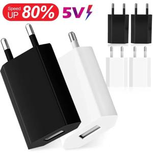 유니버설 EU 플러그 여행 미니 USB 벽 충전기 5V/1A 전원 어댑터 아이폰에 대 한 휴대 전화 충전기 삼성 Xiaomi 화 웨이 OPPO