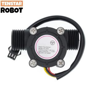 YF-S201 12V 유량 센서 DC 5-18V 유량계 홀 유량 센서 물 제어 액체 유량 센서 스위치 1-30L/min 2.0MPa