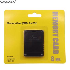 PS2 8MB/64MB/128MB/256MB 메모리 카드 메모리 확장 카드 Sony PS1 PS2 블랙 메모리 카드에 적합 도매