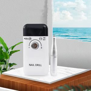 전기 네일 드릴 매니큐어 연마기, 휴대용 전문 네일 드릴 매니큐어, 충전 1 세트, 45000 rpm