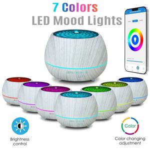 Tuya WiFi 가습기 에센셜 아로마 오일 디퓨저 스마트 홈 가습기 미스트 메이커 스마트 라이프 용 초음파 Alexa Google