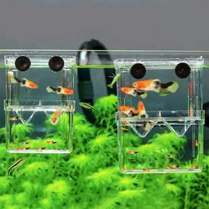 수족관 물고기 브리더 상자 내구성 Betta 물고기 탱크 물고기 번식 격리 상자 BabyFish 새우를위한 부화 인큐베이터 상자