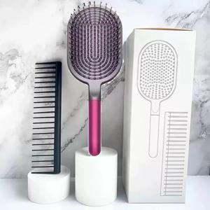 새로운 여자 헤어 빗 두피 마사지 에어백 헤어 브러시 살롱 헤어 스타일링 스타일링 도구 여성을위한 젖은 곱슬 머리 풀기 브러시