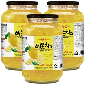 꽃샘 레몬차S 2kg 3개