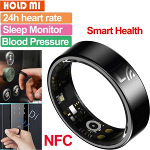 R20 스마트 링 남성 여성 NFC 액세스 제어 카메라 제어 수면 모니터 피트니스 트래커 IP68 방수 손가락 반지