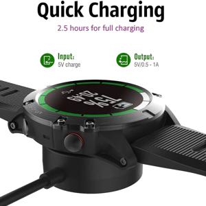 Garmin Fenix ​​5 5S 5X 6 6S 6X 6Pro 7 7X Plus 8 / Venu 2 2S Sq Vivoactive 3 4 충전 케이블 스탠드 스테이션용 2025 충전기 도크