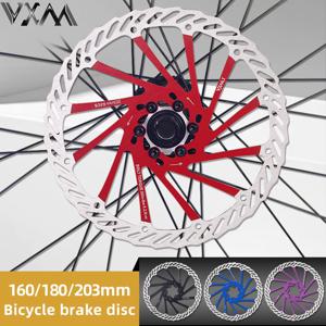 1PC MTB 자전거 브레이크 디스크 160mm/180mm 디스크 로터 6 볼트 산악 자전거 브레이크 디스크 볼트가있는 자전거 액세서리