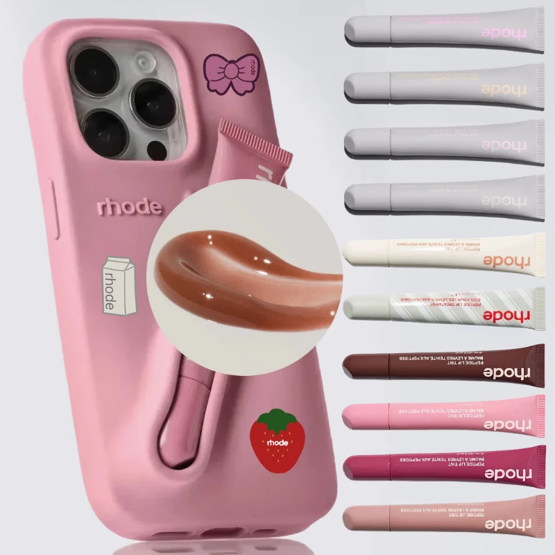 뉴 립밤 폰 케이스 립 글로스 오랫동안 지속되는 모이스춰 라이징 리퀴드 립스틱 슈가 쿠키 PBJ 플럼 토스트 투명한 립글레이즈