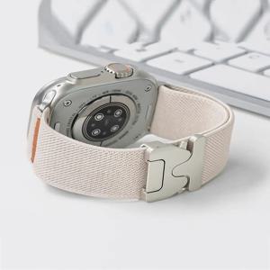 Apple Watch 울트라 2 밴드 용 낙하산 스트랩 49mm 45mm 46mm 44mm 42mm 40mm 41mm correa 팔찌 IWatch 시리즈 10 9 8 7 6 3 SE