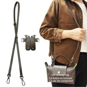 LONGCHAMP Terra 미니 가방 숄더 스트랩 용 가죽 교체 크로스 바디 백 스트랩 펀칭 없음 수정 가방 액세서리