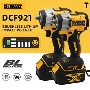 Dewalt 충전식 무선 임팩트 렌치, 높은 토크, 406Nm, 역방향, 1/2 인치, 2500 PRM, 범용 20V 배터리 전동 공구, DCF921