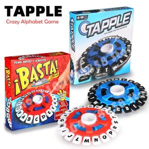 2025 새로운 뜨거운 판매 Basta 스페인어 Tapple 단어 게임-영어 Tapple 게임 버전 빠른 사고 편지 누르면 보드 게임
