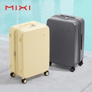 Mixi 새로운 디자인 Puristic 확장 가능한 여행 수하물 TSA 잠금 장치 경량 대용량 PC 가방 스피너 휠 20 24 26 인치