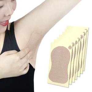 10Pcs 데오도란트 겨드랑이 시트 드레스 의류 쉴드 땀 땀 패드 흡수 겨드랑이 땀 가드 패드 Antiperspiran