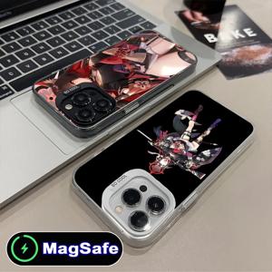 블루 아카이브 코사카 와카모 아이폰 16 15 14 13 12 11 X XR XS 8 7 Pro Max Plus MagSafe 컬러 프린팅 케이스 예쁜