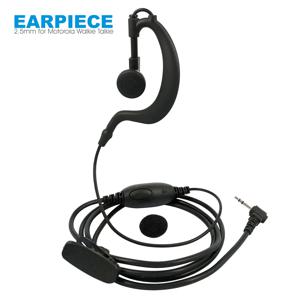 2.5mm 귀고리 이어폰 마이크 모토로라 Talkabout TLKR T5 T7 T80 T5720 T5428 FR50 FR60 T5820 T6200 워키 무전기