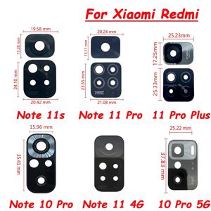 Xiaomi Redmi Note 11 Pro 9S 8 7 11 10 12 Pro Plus 5G 후면 카메라 유리 렌즈 (접착제 포함) 용 카메라 렌즈