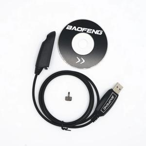 Baofeng Ham 용 기존 USB 프로그래밍 케이블 UV9R Plus BF-9700 BF-A58 워키 토키 용 드라이브 CD 소프트웨어가있는 양방향 라디오