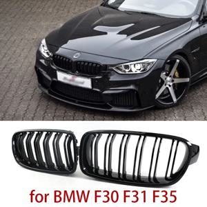 BMW 3 시리즈 F30 F31 F35 316i 318i 320i 328i 330i 2011-2019 자동차 교체 레이싱 그릴 글로스 블랙 용 전면 신장 그릴
