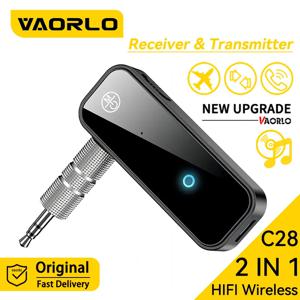 2 In 1 무선 블루투스 5.3 수신기 송신기 어댑터 자동차 음악 오디오 용 3.5mm 잭 Aux A2dp 헤드폰 수신기 핸즈프리