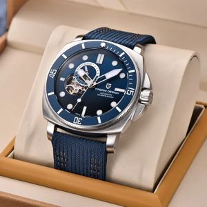 PAGANI DESIGN 브랜드 스포츠 남성용 기계식 시계, 패션 사파이어 200M 방수 자동 타임코드, Relogio Masculino 2024 신제품