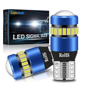 LupuAuto 2PCS T10 W5W LED CANBUS 오류 없음 12V 자동차 측면 실내 조명 168 194 3030 SMD BMW Audi 슈퍼 밝은 자동차 실내 조명