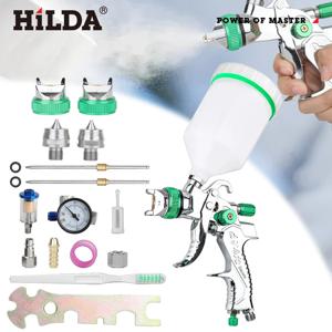 Wenxing 0.8mm / 1.0mm 노즐 H-2000 전문 HVLP 미니 페인트 스프레이 건 에어 브러시 페인팅 자동차 에어로 그래프 공압 건