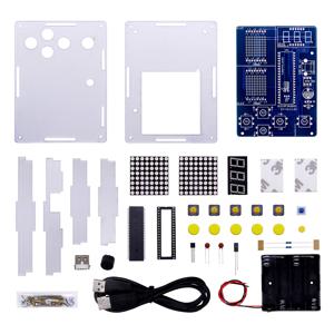 픽셀 게임 콘솔 제작 키트, 51 마이크로 컨트롤러 게임 콘솔, DIY 부품