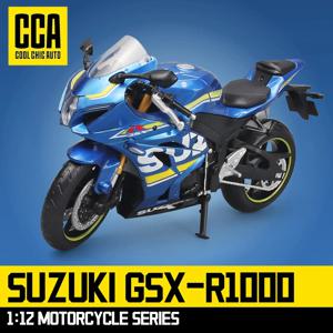 CCA 1:12 스즈키 GSX-R1000 합금 모토크로스 라이센스 오토바이 모델 장난감 자동차 컬렉션 선물 정적 다이 캐스팅 생산