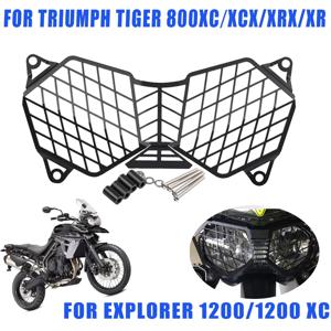 Triumph Tiger 800 XC XCX XRX 익스플로러 1200/1200 XC 오토바이 액세서리, 헤드라이트 보호 커버, 가드 라이트 보호대