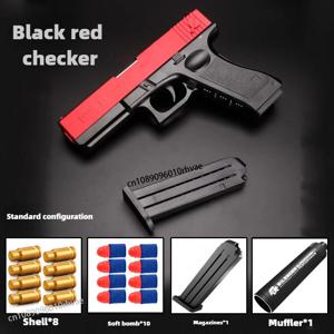 쉘 소프트 총알 총 M1911 어린이 장난감 총 총알 시뮬레이션 클립 권총 아래 소년의 장난감 2025 크리스마스 선물