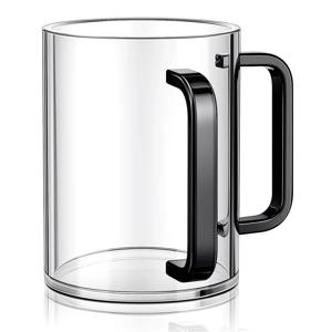 듀얼 핸들이있는 하이 엔드 핸드 워시 컵 Netilat YadayimNegel Vasser Wash Cup Handles for Jewish Blac 용 아크릴 워시 컵