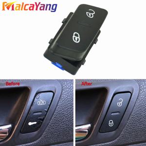 VW Jetta Golf 5 MK5 Passat CC Tiguan 1K 용 자동차 중앙 잠금 안전 스위치 도어 잠금 버튼 0962125 비