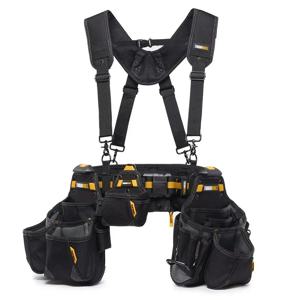 TOUGHBUILT TB-CT-101-5P 5pc 프로 계약자 도구 벨트 세트 허리 가방 벨트 어깨 스트랩 전동 공구 액세서리
