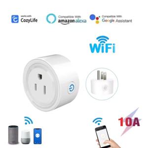 100-240V Wifi 스마트 플러그 미국 표준 무선 콘센트 10A APP 원격 음성 제어 타이밍 스위치 지원 Alexa Google Assistant