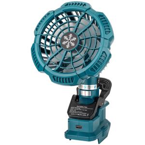 Makita 18V 리튬 배터리용 팬에 휴대용 클립 야외용 3개의 에너지 효율적인 속도를 갖춘 배터리 구동 유모차 팬