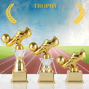 청소년 스포츠 골든 부츠 상 트로피 축구 경기 플라스틱 축구 팬 클럽 기념품 컵 대회 명예 수공예 축구