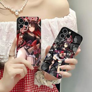 블루 아카이브 코사카 와카모 아이폰 16 15 14 13 12 11 X XR XS Pro Max Plus 미니 투명 컬러 프린팅 폰 케이스