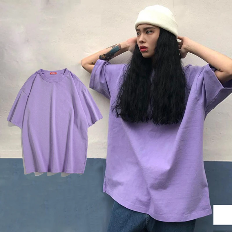 남녀 커플 T셔츠 순면 루즈핏 반팔 트렌디 패션 여름 티셔츠 셔츠 T 셔츠 남녀 커플 티셔츠 커플 T셔츠 커플 티셔츠