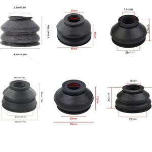 2/1pcs 범용 실리콘 2288 타이로드 엔드 및 볼 조인트 더스트 부츠 커버 23*33*41MM 플라스틱/고무 제품 유지 보수