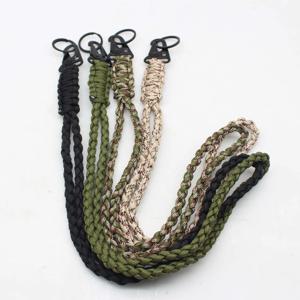 야외 Paracord 로프 키 체인 EDC 생존 키트 코드 카메라 망원경 전화 매는 밧줄 하이킹 캠핑을위한 군사 비상 스트랩