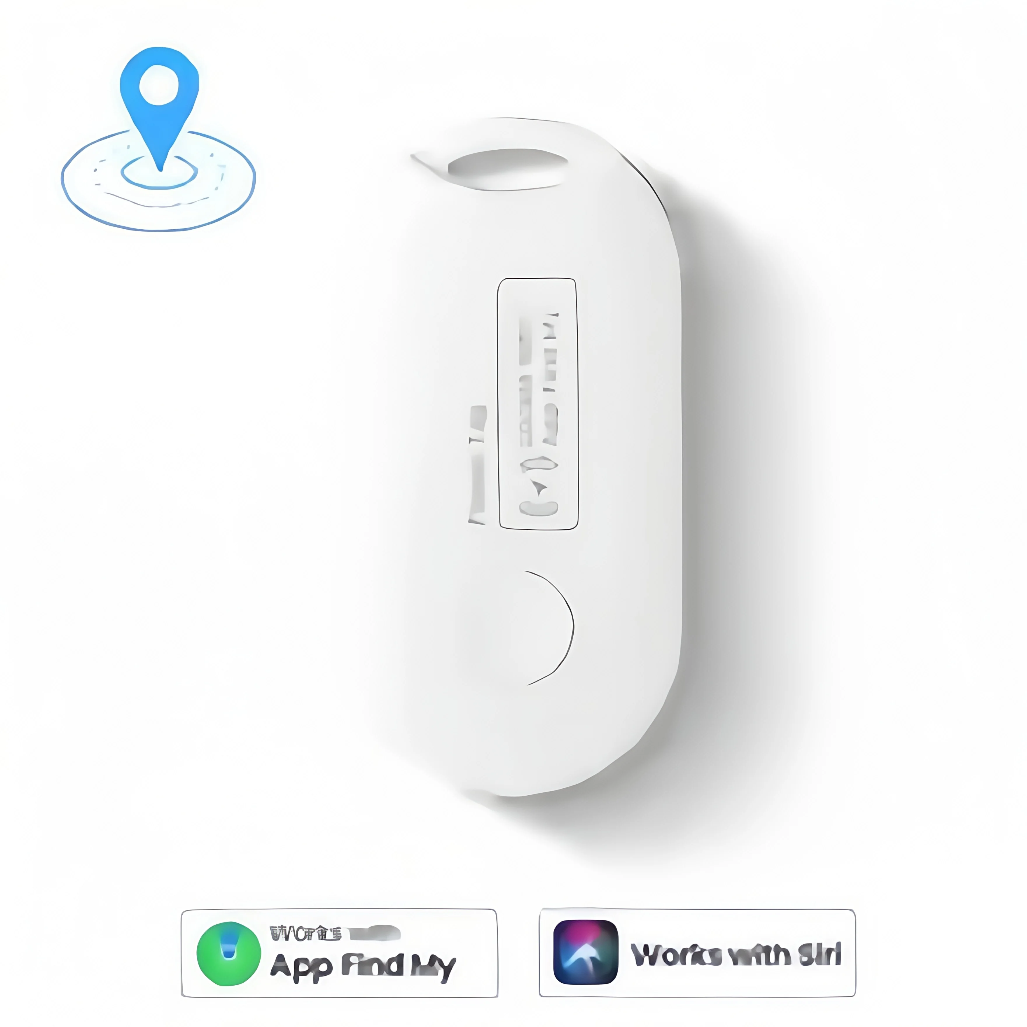 어린이, 노인 및 애완동물을 위한 미니 GPS 추적기 – Apple Find My, Bluetooth 스마트 태그, 자동차, 열쇠 및 가방 분실 방지 장치와 호환