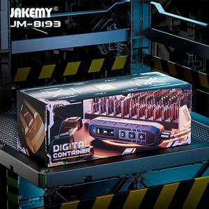 JAKEMY 무선 마그네틱 정밀 전기 드라이버 세트, PC 아이폰 안경용 수리 도구 상자, 180 in 1