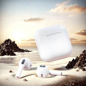 TWS Pro4 블루투스 이어폰 무선 헤드폰 미니 스포츠 헤드셋 이어 버드 iPhone 용 음악 이어폰 Xiaomi Huawei Redmi