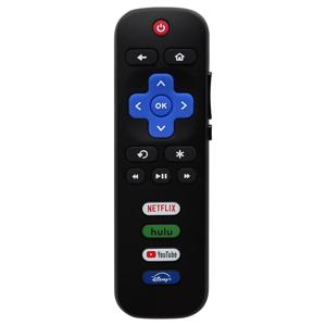 TCL Roku/Hisense Roku/Onn Roku/Philips Roku 스마트 TV용 Roku-tv 교체 리모컨(Roku 스틱 및 박스용 아님)